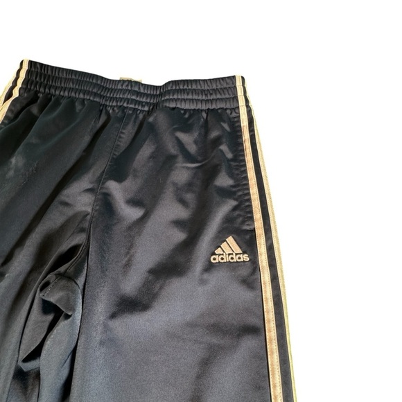 Adidas Youth L 14/16 Navy Blue White 3-Stripes Track Pants Regular Fit Athletic - Picture 3 of 11